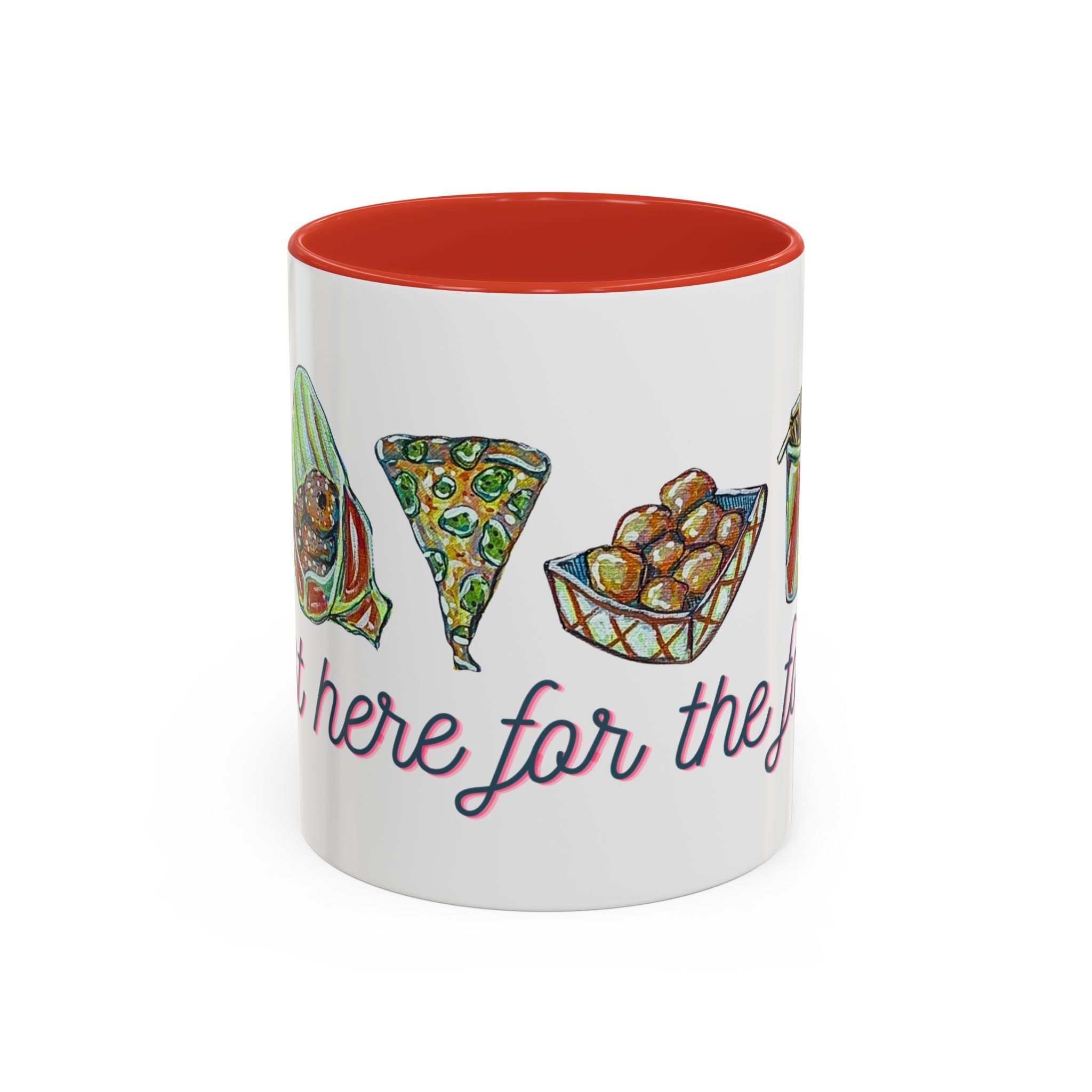 Here for the Food State Fair Mug | Accent Coffee Mug 11oz or 15oz