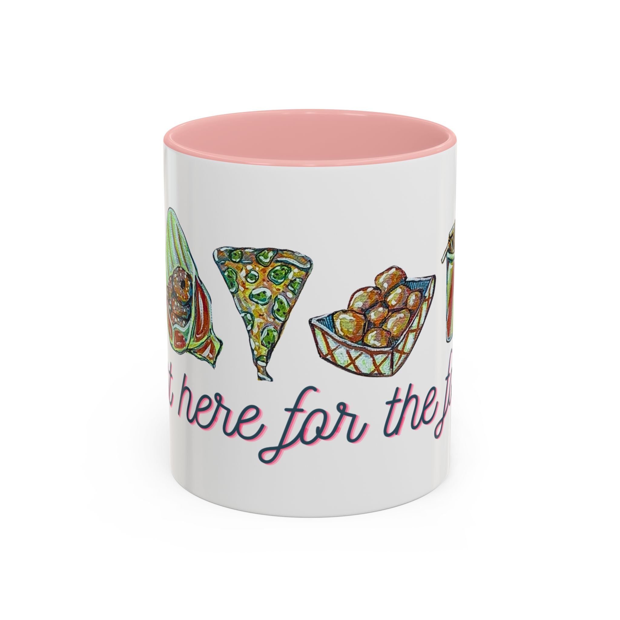 Here for the Food State Fair Mug | Accent Coffee Mug 11oz or 15oz