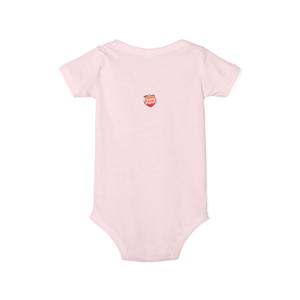 Mini Garden Veggies Infant One Piece | baby bodysuit with produce illustrations