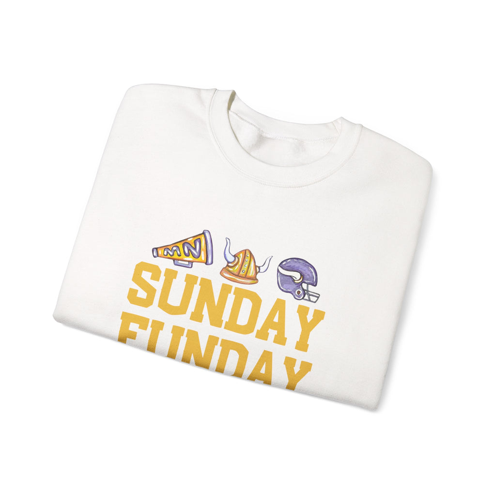 Crewneck Sweatshirt - "Sunday Funday" Football & Tailgate Graphic