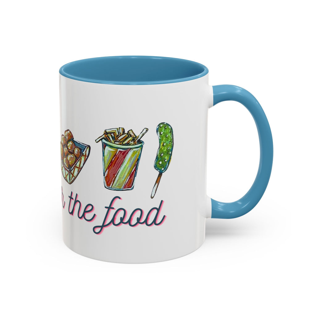 Here for the Food State Fair Mug | Accent Coffee Mug 11oz or 15oz