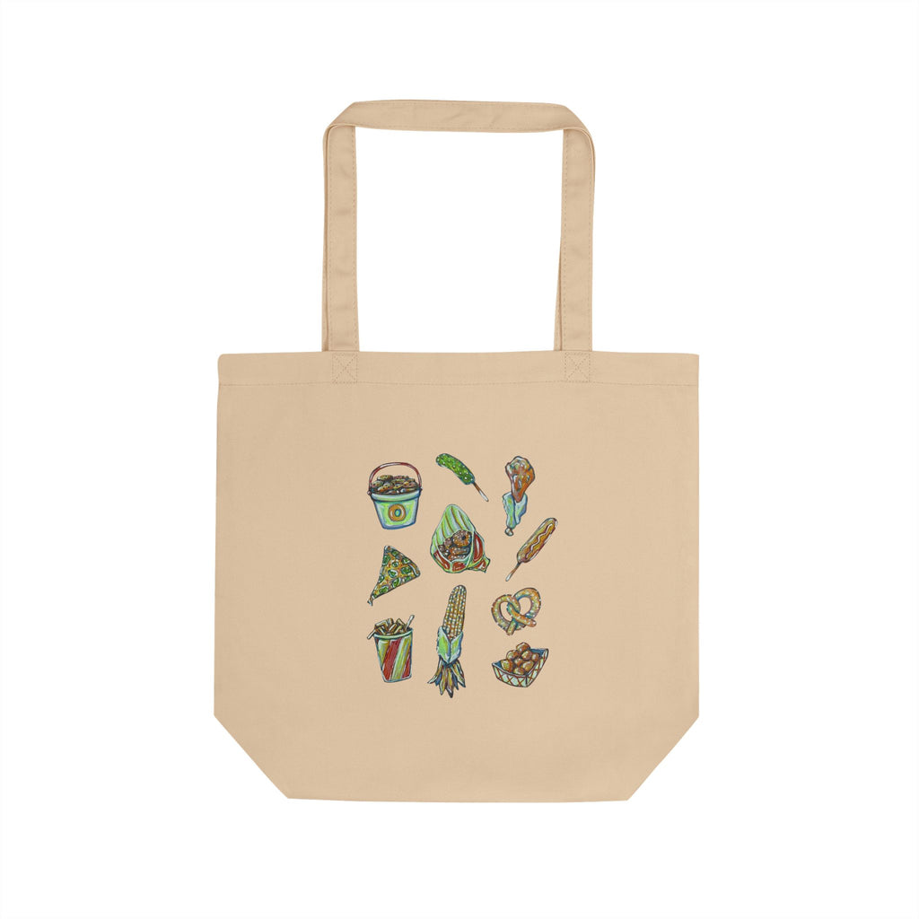 MN State Fair Eco Tote Bag | Foodie Illustrations