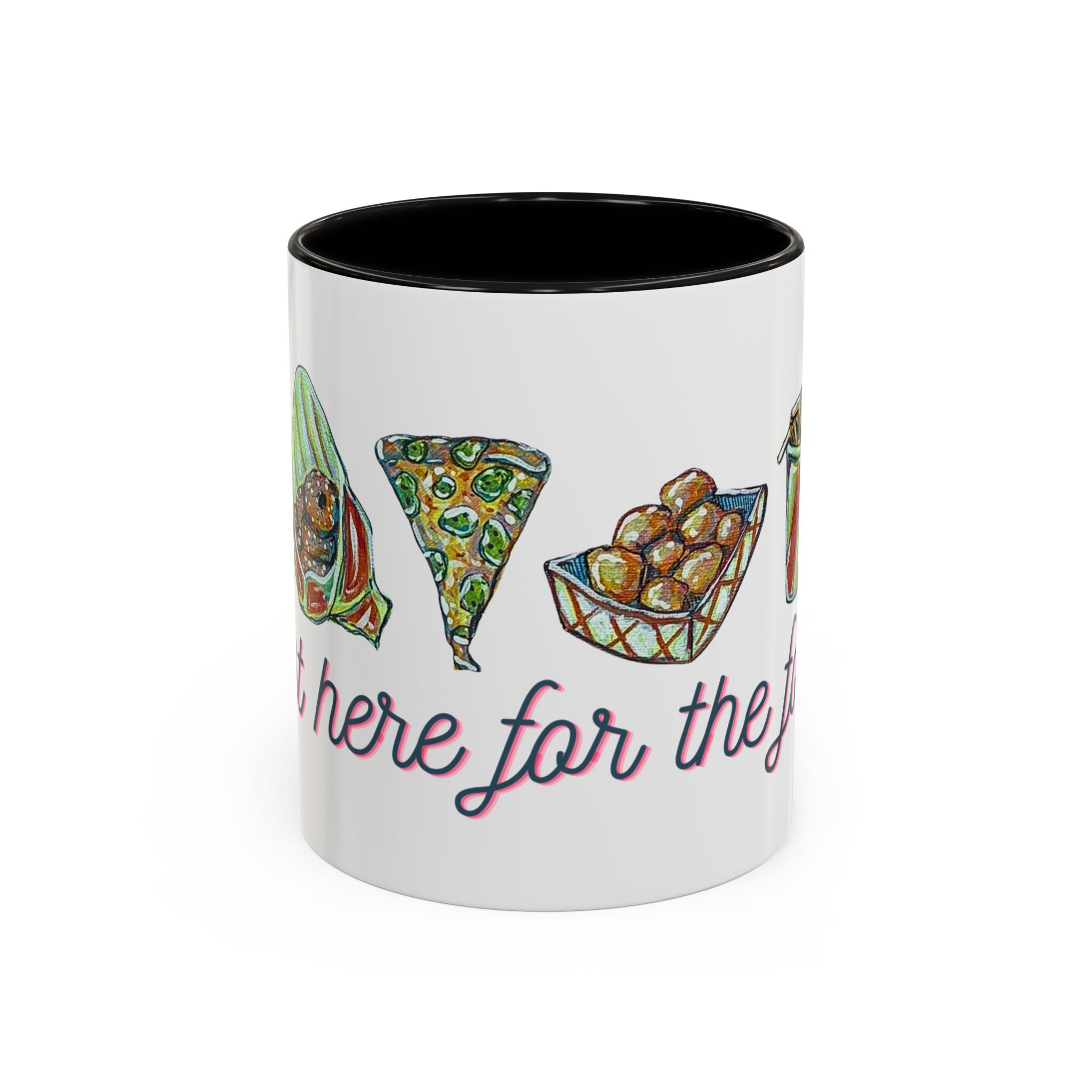 Here for the Food State Fair Mug | Accent Coffee Mug 11oz or 15oz