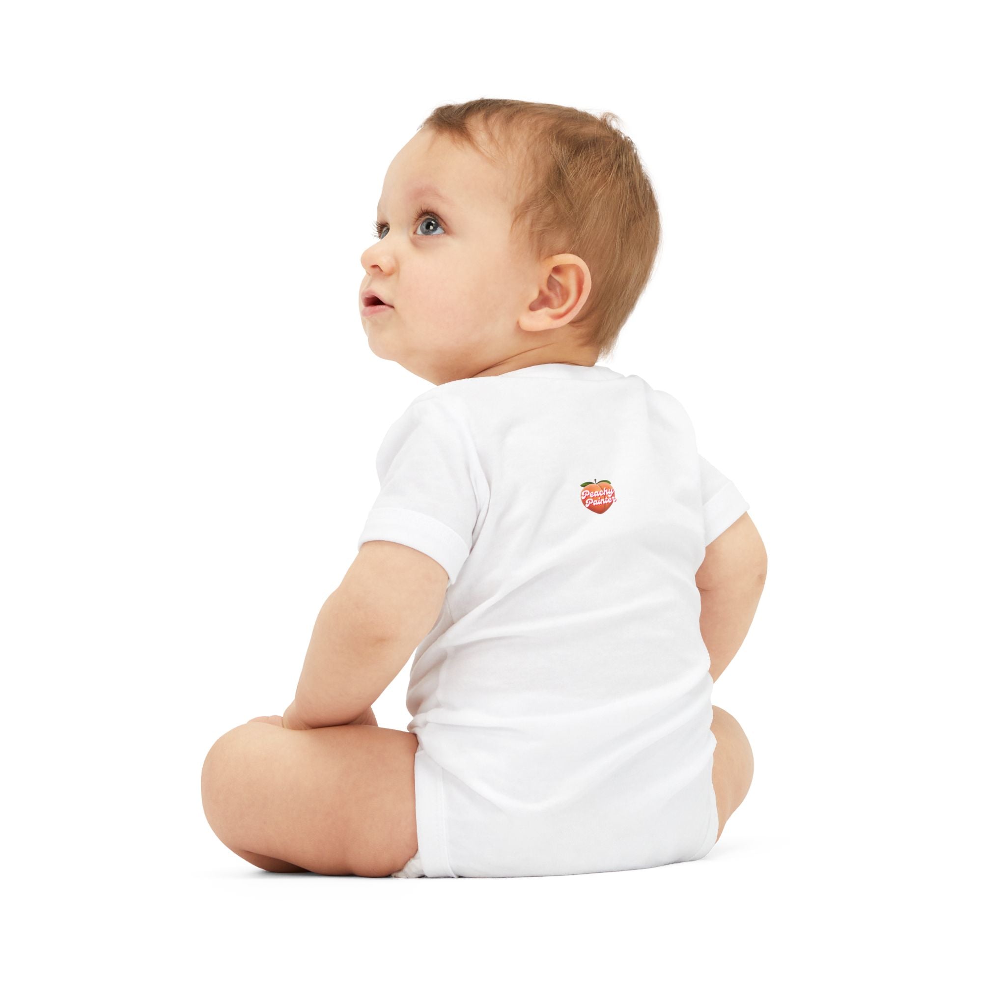 Mini Garden Veggies Infant One Piece | baby bodysuit with produce illustrations