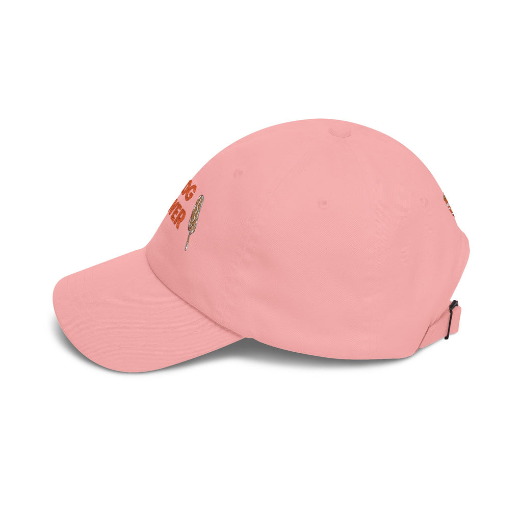 Dog Lover Embroidery Dad Cap | White baseball hat