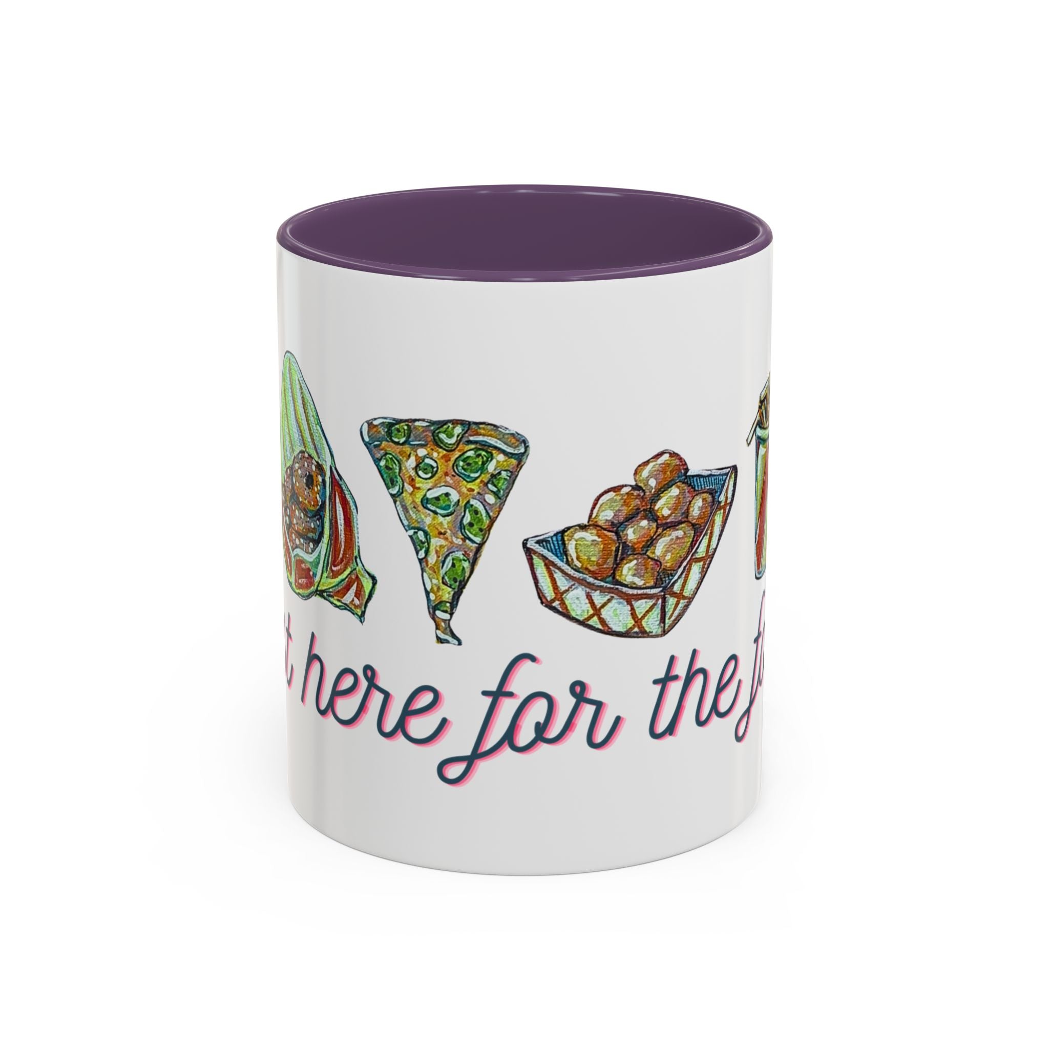 Here for the Food State Fair Mug | Accent Coffee Mug 11oz or 15oz
