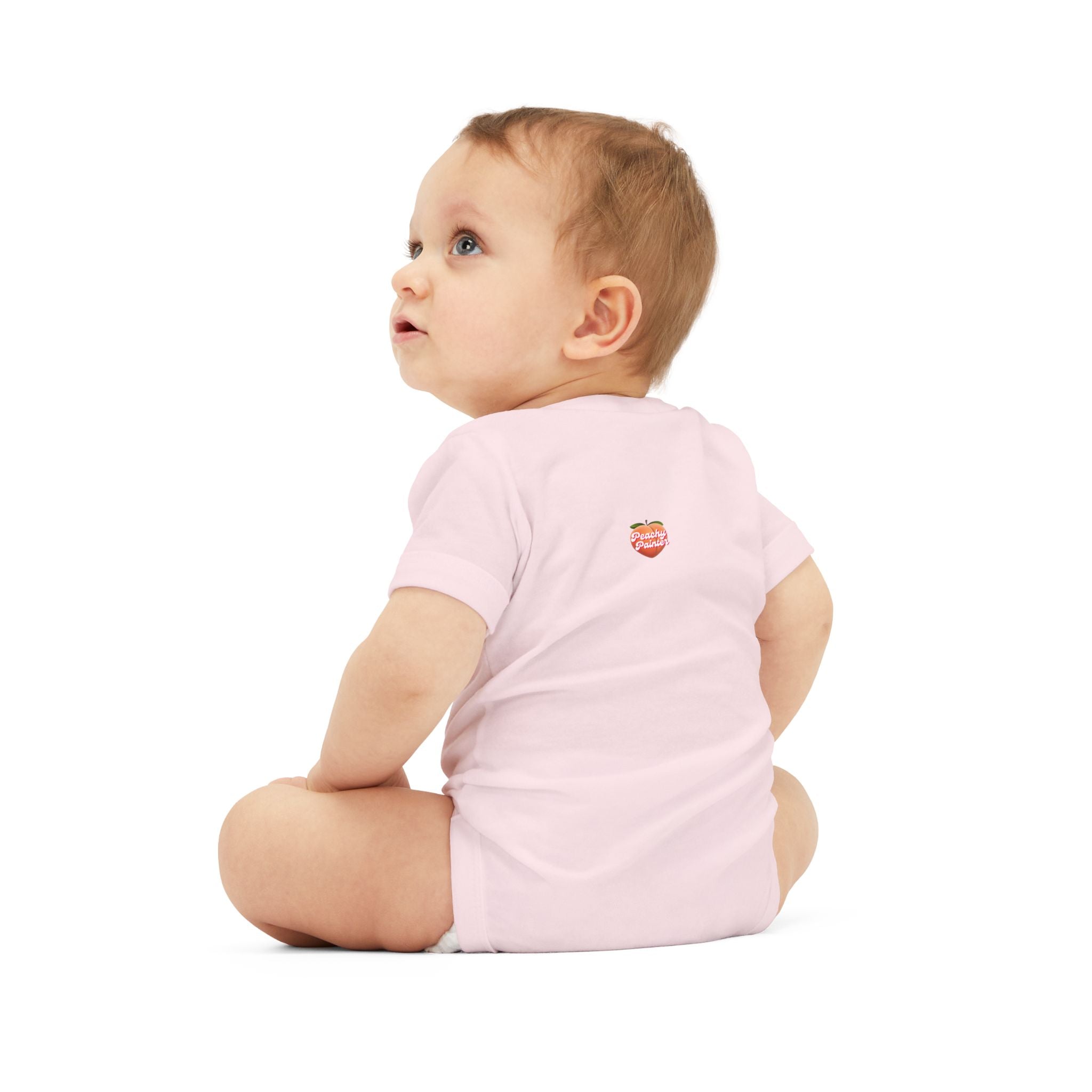 Mini Garden Veggies Infant One Piece | baby bodysuit with produce illustrations