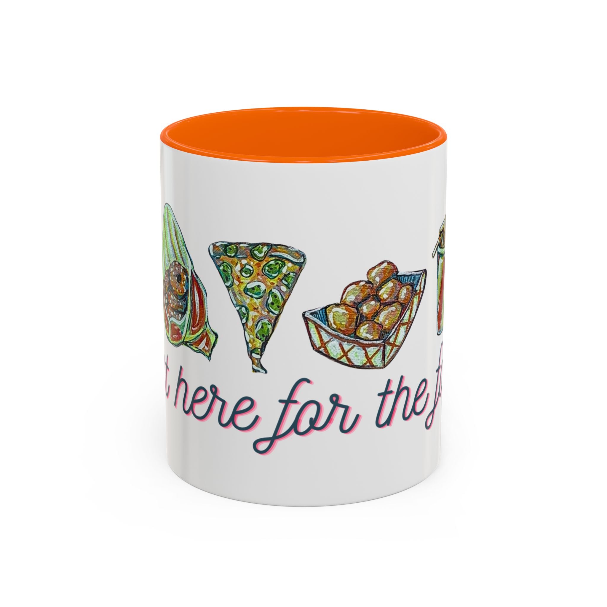 Here for the Food State Fair Mug | Accent Coffee Mug 11oz or 15oz