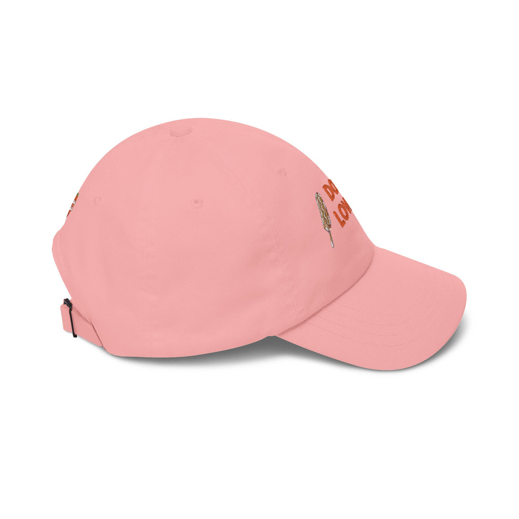 Dog Lover Embroidery Dad Cap | White baseball hat