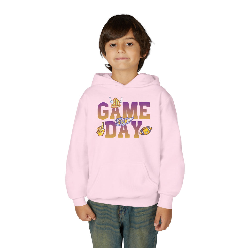 Game Day Youth Hoodie — Kids Football Spirit Pullover ("GAME DAY")