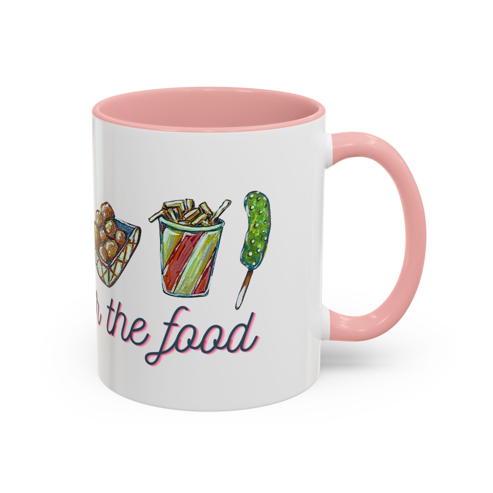 Here for the Food State Fair Mug | Accent Coffee Mug 11oz or 15oz