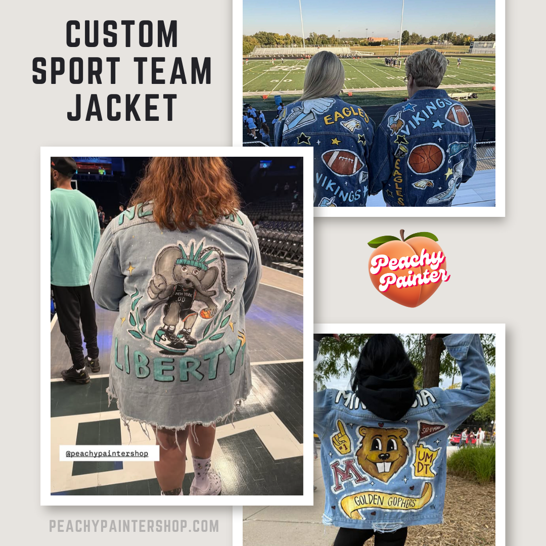 Custom Sport Team Painted Jacket