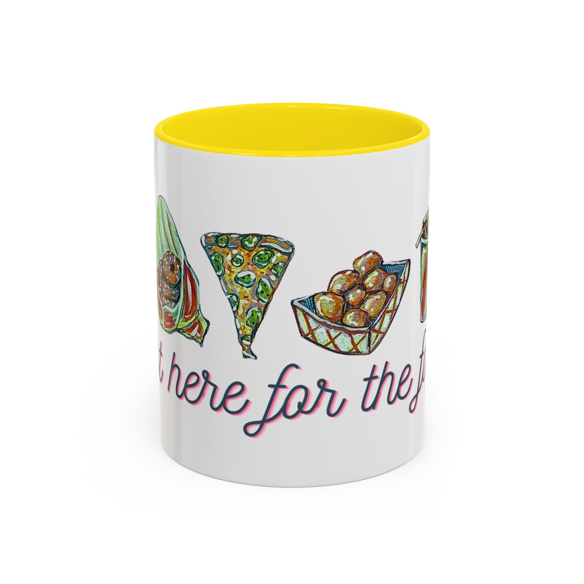 Here for the Food State Fair Mug | Accent Coffee Mug 11oz or 15oz