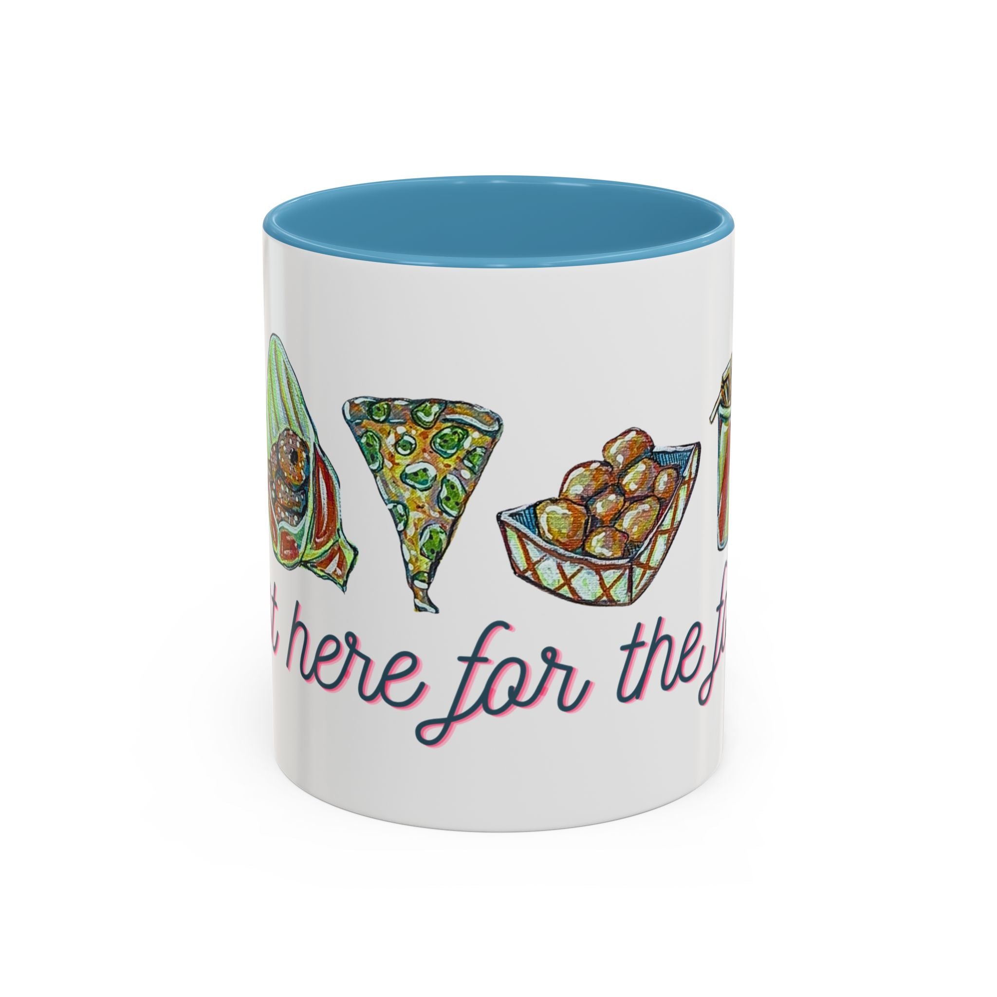 Here for the Food State Fair Mug | Accent Coffee Mug 11oz or 15oz