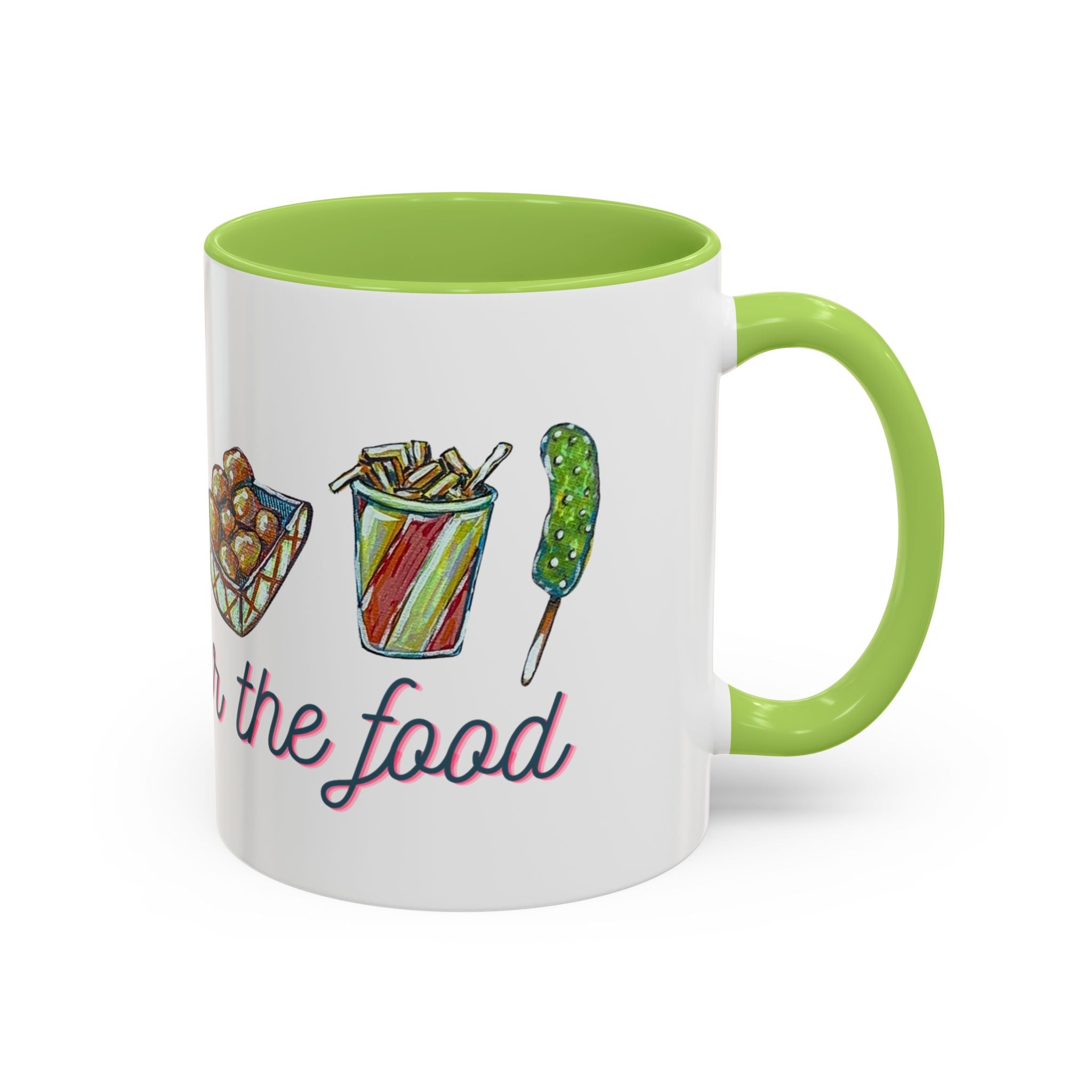 Here for the Food State Fair Mug | Accent Coffee Mug 11oz or 15oz