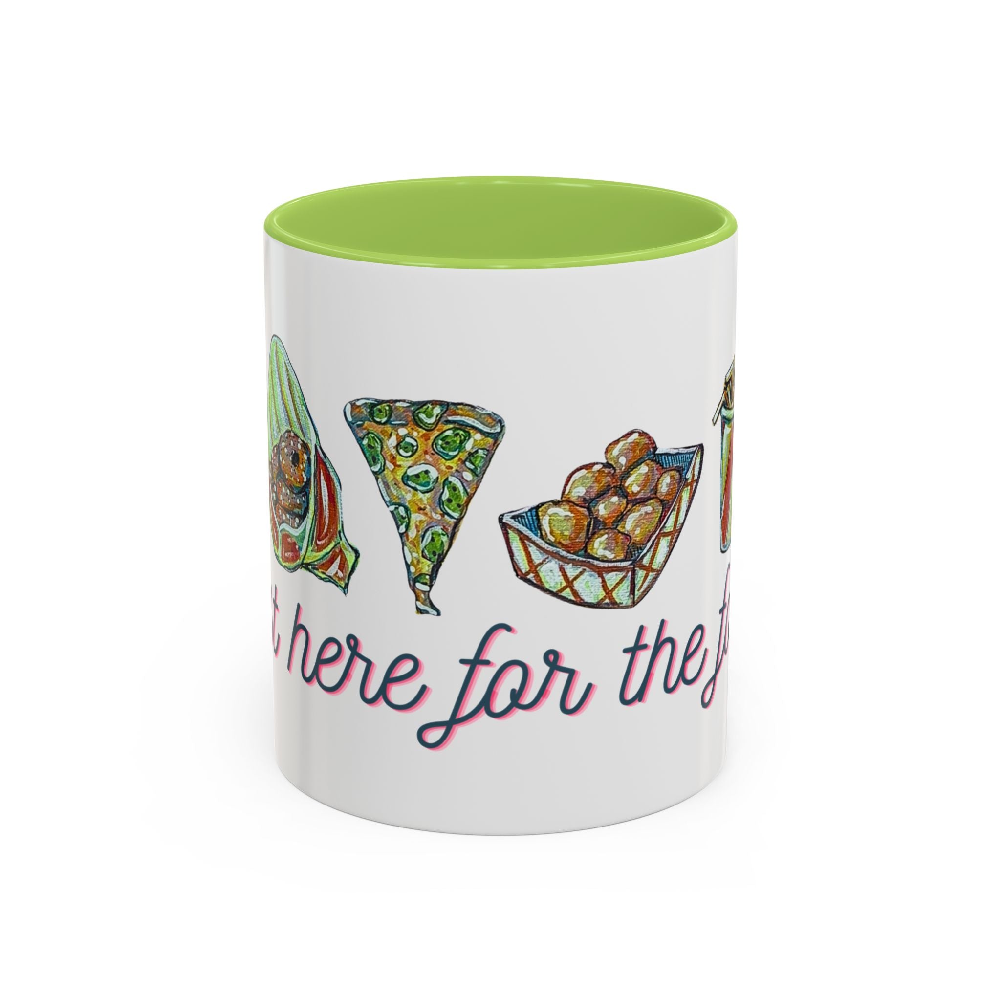 Here for the Food State Fair Mug | Accent Coffee Mug 11oz or 15oz