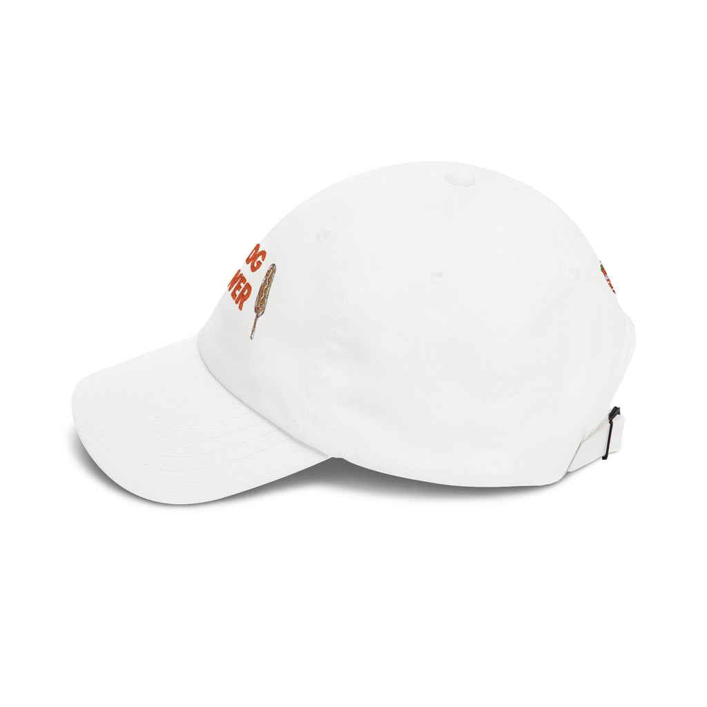 Dog Lover Embroidery Dad Cap | White baseball hat