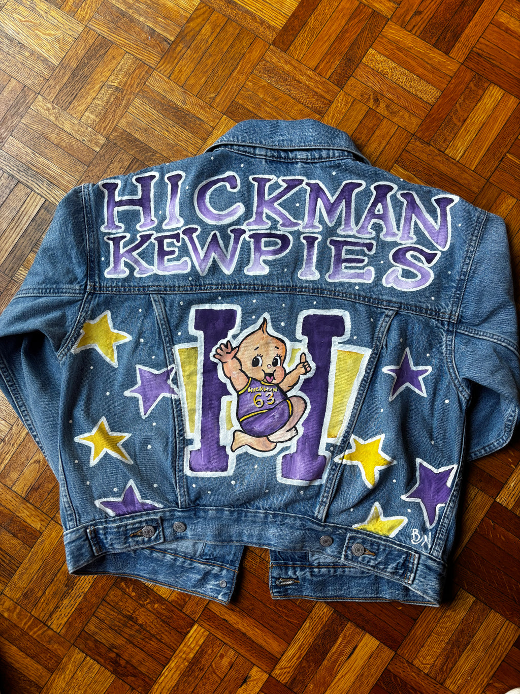 Custom Sport Mom Painted Jacket