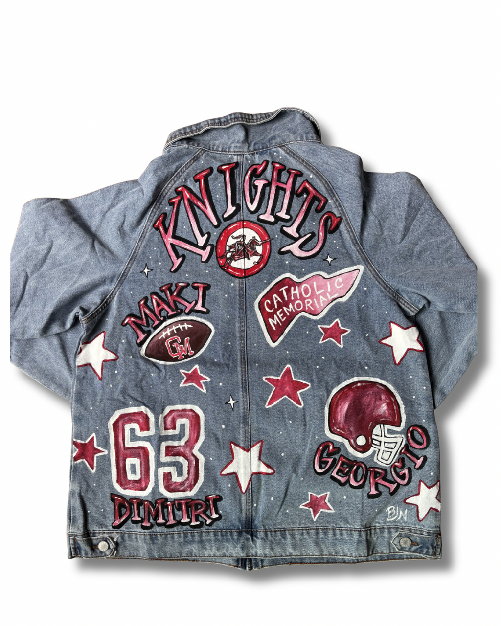 Custom Sport Mom Painted Jacket