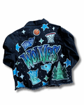 Custom MN Timberwolves Painted Jacket